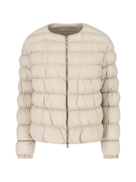  Herno Zip Quilted Coat - Neutrals 