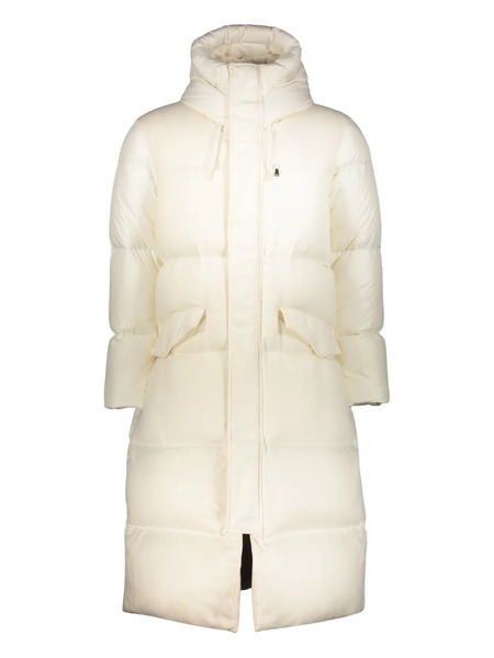  Herno Zip Turtleneck Coat - White 