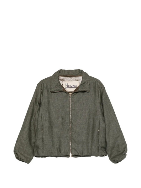  Herno Zip-up Bomber Jacket - Green 