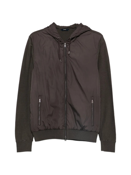  Herno Zip-up Hooded Jacket - Brown 