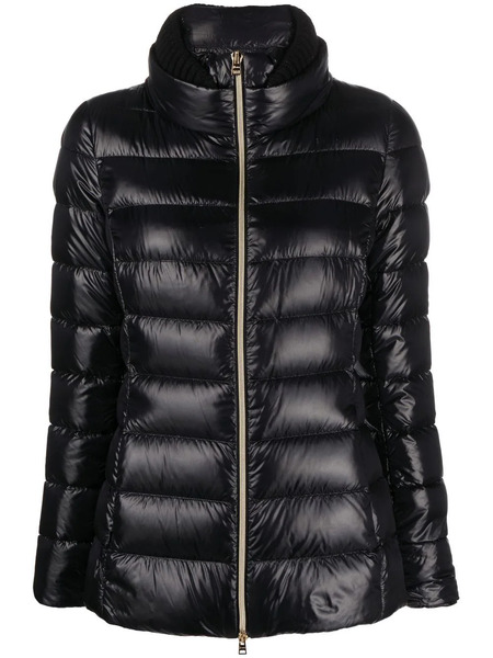  Herno Zip-up Padded Short Jacket - Black 