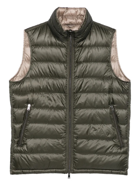  Herno Zip-up Quilted Jacket - Green 