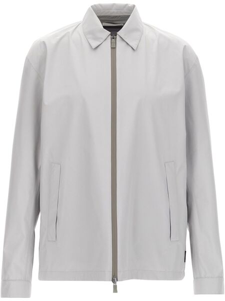  Herno Zipped Windproof Jacket - Grey 