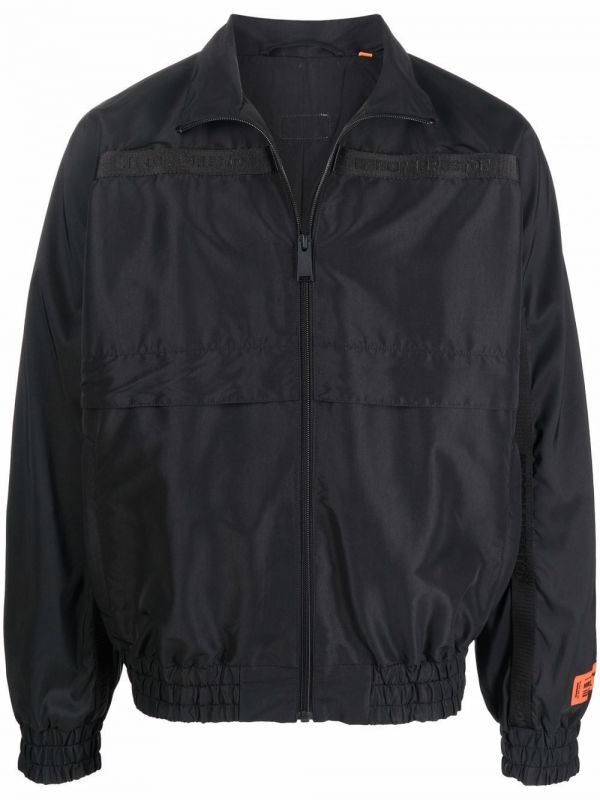 Heron Preston Logo-patch Bomber Jacket - Black 