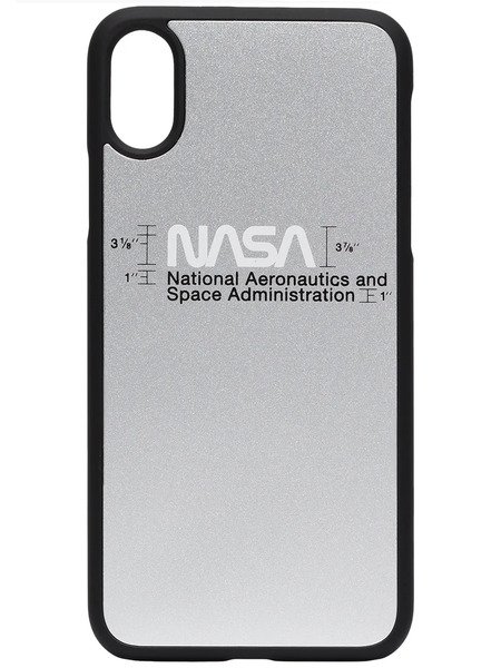  Heron Preston Nasa Print Iphone Xs Case - Metallic 