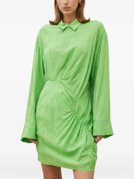  Herskind All-over Pattern Mini Dress - Green 
