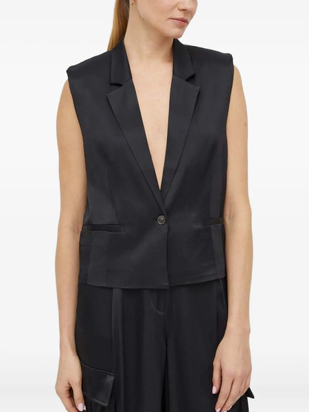  Herskind Button-fastening Gilet - Black 