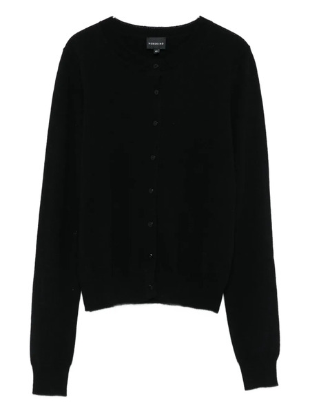  Herskind Button-front Cashmere Cardigan - Black 