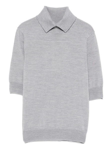  Herskind Collared Knit T-shirt - Grey 