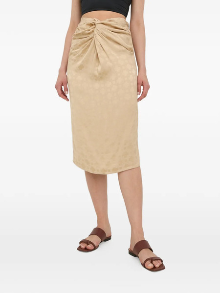  Herskind Knot Midi Skirt - Neutrals 