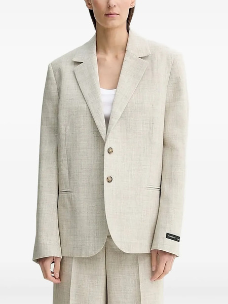  Herskind Notched-lapel Linen Blazer - Neutrals 