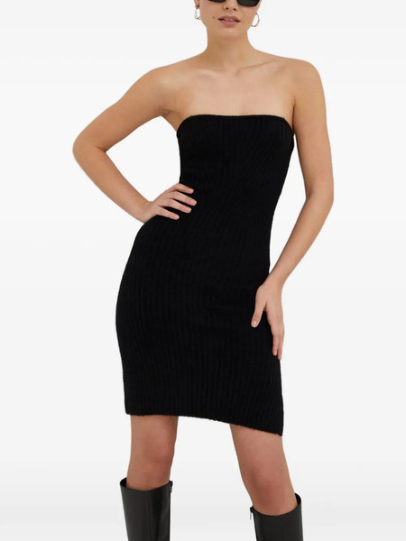  Herskind Rib Strapless Mini Dress - Black 