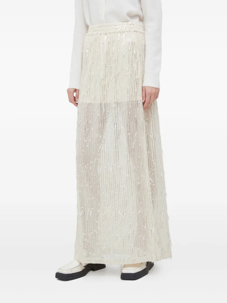  Herskind Sequin-embellishment Maxi Skirt - Neutrals 