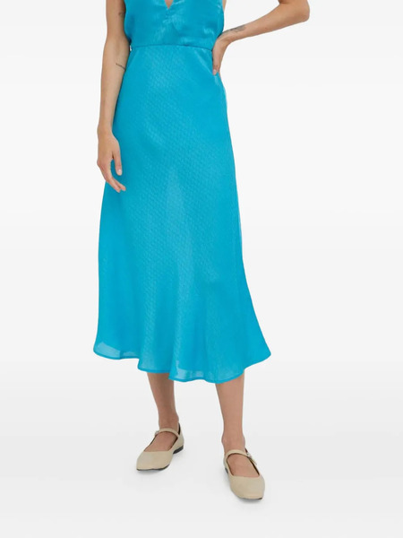  Herskind Textured Midi Skirt - Blue 