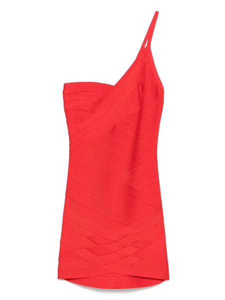  Hervé Léger Ally Mini Dress - Red 