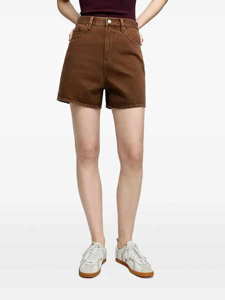  Hey Joanie Easy Buckle Shorts - Brown 