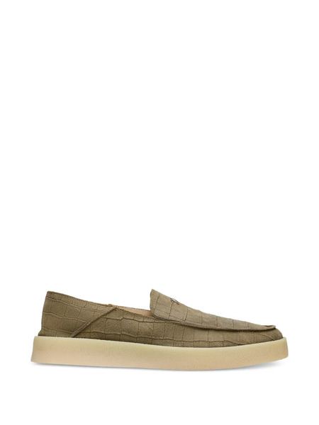  Hide&jack Crocodile-effect Sneakers - Green 