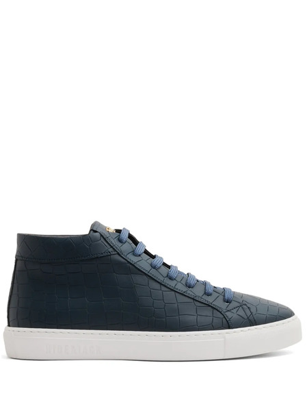  Hide&jack Essence High-top Leather Sneakers - Blue 