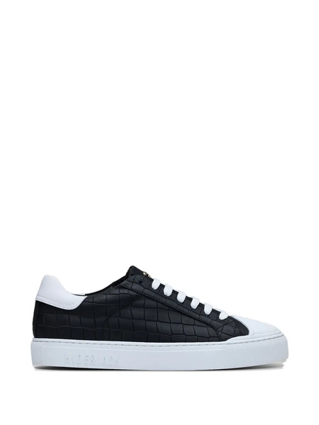  Hide&jack Essence Textured Lace-up Sneakers - Black 