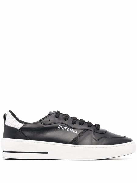  Hide&jack Leather Low-top Sneakers - Black 