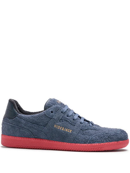  Hide&jack Logo-print Suede Sneakers - Blue 