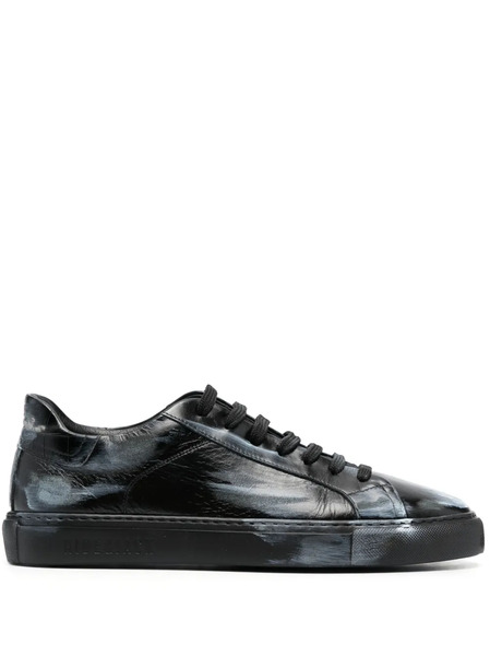  Hide&jack Low-top Leather Sneakers - Black 