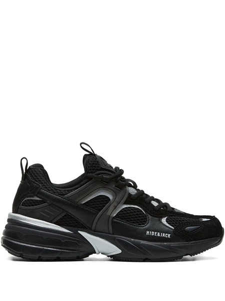  Hide&jack Mesh-panel Sneakers - Black 