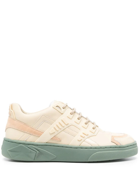  Hide&jack Mini Silverstone Leather Sneakers - Neutrals 