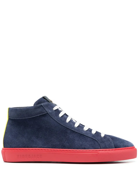  Hide&jack Oil High-top Sneakers - Blue 