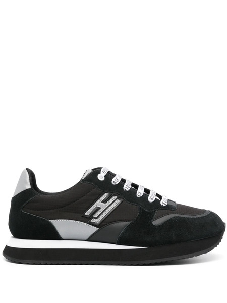  Hide&jack Over Running Sneakers - Black 