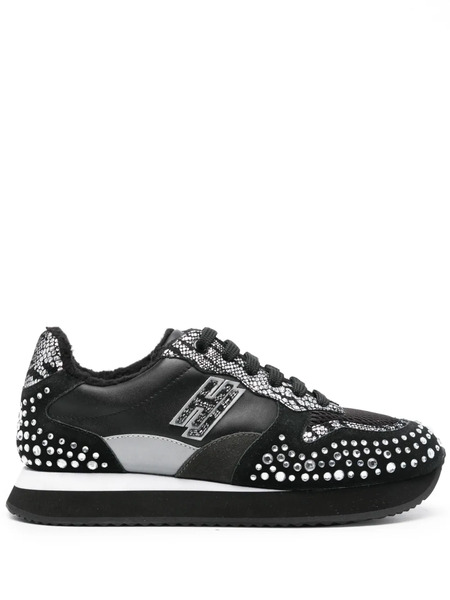  Hide&jack Over Running Sneakers - Black 