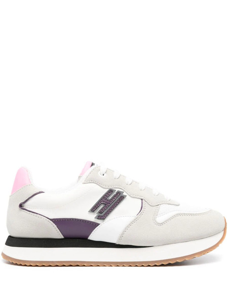  Hide&jack Panelled Logo-patch Sneakers - White 