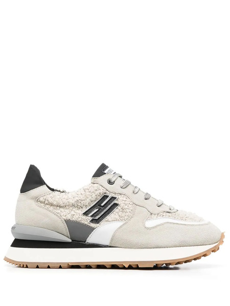  Hide&jack Side Logo-patch Low-top Sneakers - Neutrals 