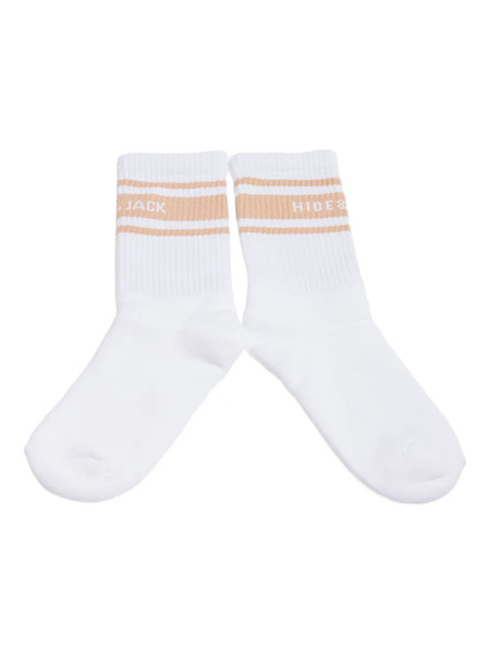 Hide&jack Stripe-detail Socks - White 