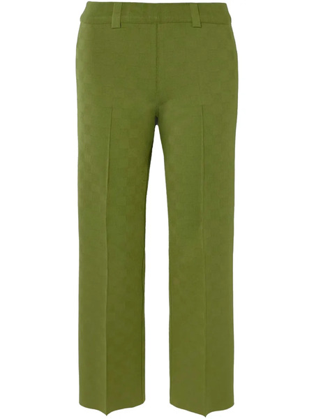 High Sport Patterned-jacquard Trousers - Green 