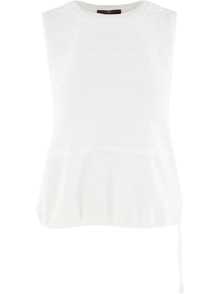  High Textured Top - White 