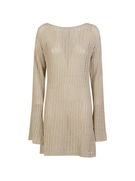  Hinnominate Open Back Dress - Neutrals 