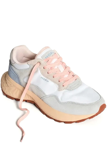  Hoff Panelled Lace-up Low-top Sneakers - Grey 