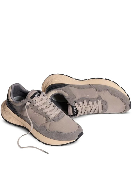  Hoff Suede-panelled Sneakers - Grey 