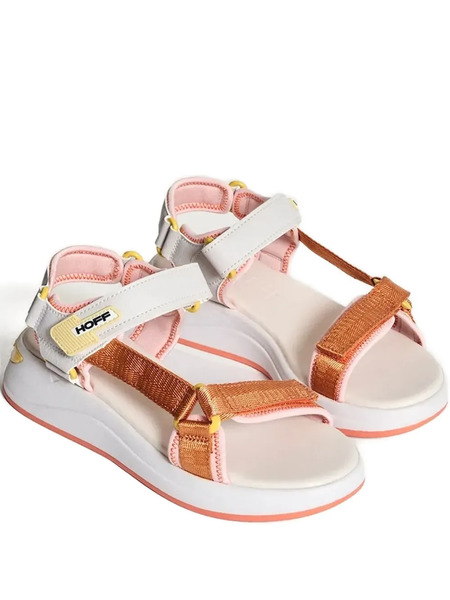  Hoff Touch-strap Platform Sandals - Orange 
