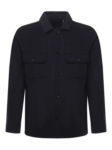  Hogan Buttoned-up Jacket - Blue 