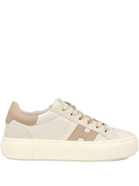  Hogan Crosswind Suede Sneakers - Neutrals 
