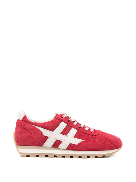  Hogan 86er Side Stripe Trainers - Red 