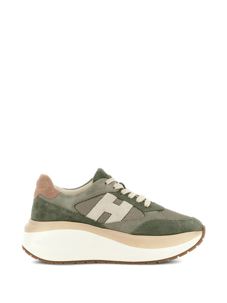  Hogan H696 Chunky Sneakers - Green 