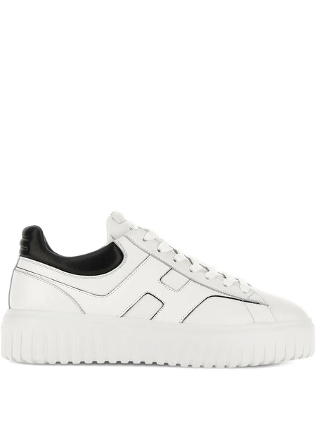  Hogan H-stripes Platform Sneakers - White 