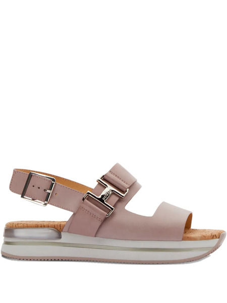  Hogan Leather Sandals - Pink 