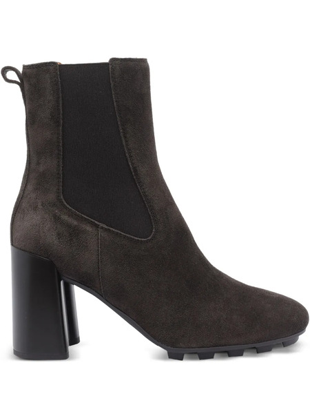  Hogan 90mm Elastic-panel Block-heel Boots - Brown 