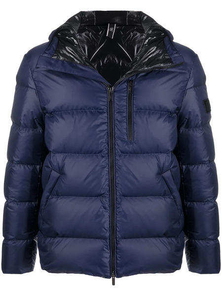 Hogan Short Down-padded Jacket - Blue 
