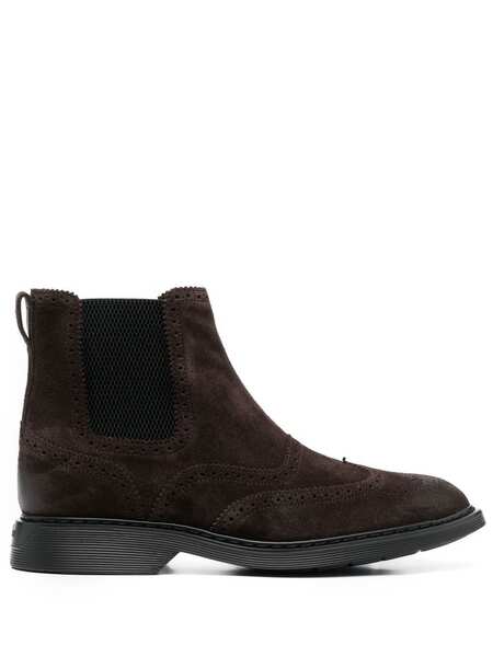 Hogan Slip-on Chelsea Boots - Brown 