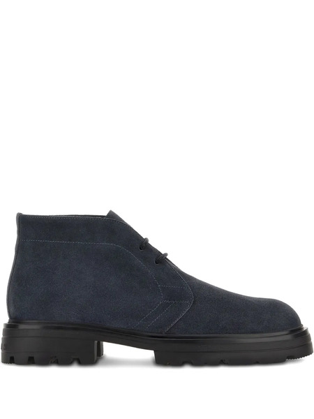  Hogan Suede Boots - Blue 